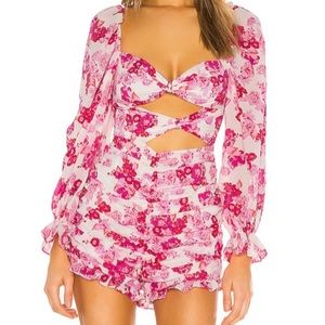 For love and lemons floral romper